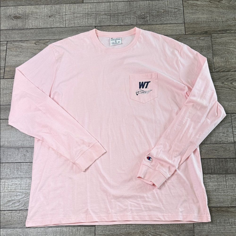 Champion West Texas A&M Light Pink Long Sleeve Tee